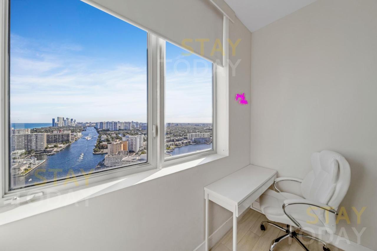 Beachwalk Resort Ph - Dream-Sky Mansion 3Dbr And 3Ba Luxury Penthouse Hallandale Beach Luaran gambar