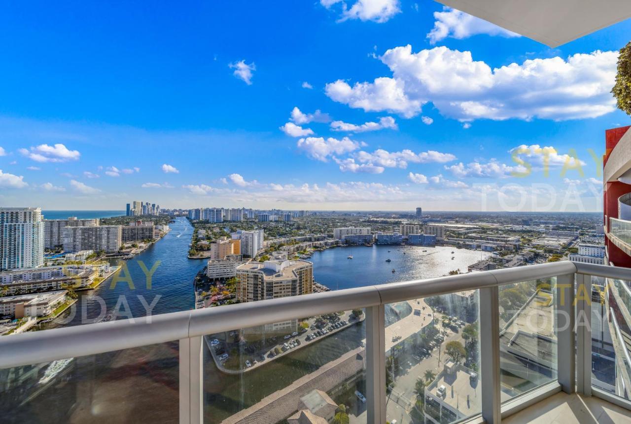 Beachwalk Resort Ph - Dream-Sky Mansion 3Dbr And 3Ba Luxury Penthouse Hallandale Beach Luaran gambar